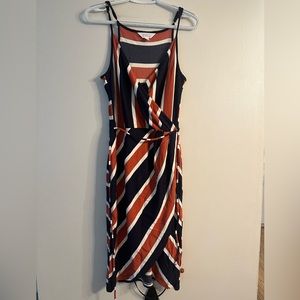 Market and spruce midi stripe dress